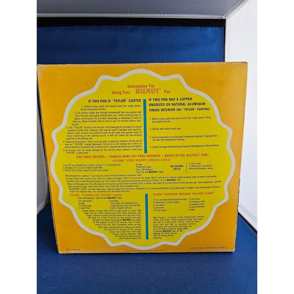 Vintage/NOS Nordic Ware #50335 Avocado Aluminum Bundt Pan - Picture 4 of 5